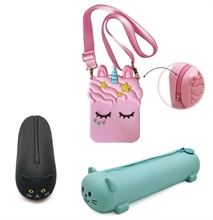 ASTUCCIO IN SILICONE FUNNY FRIENDS TOPO/GATTO/UNICORNO