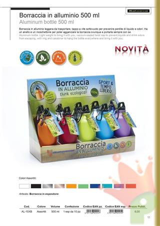 BORRACCIA ALLUMINIO 500 ML