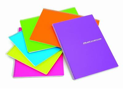 QUADERNO A4 SPIRALATO FLUO RIGO 5MM