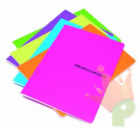 QUADERNO A4 COPERTINA FLUO RIGHE