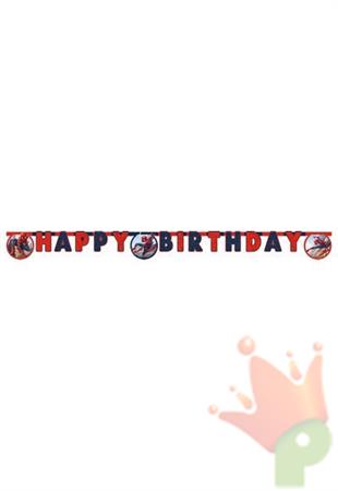 FESTONE HAPPY BIRTHDAY SPIDERMAN CRIME FIGHT