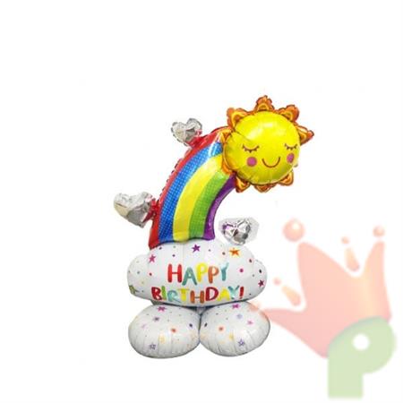 PALLONCINO HAPPY BIRTHDAY ARCOBALENO