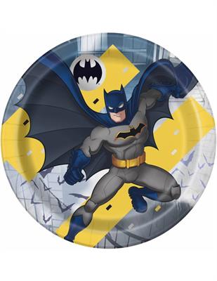 PIATTI 23 CM BATMAN 8 PZ