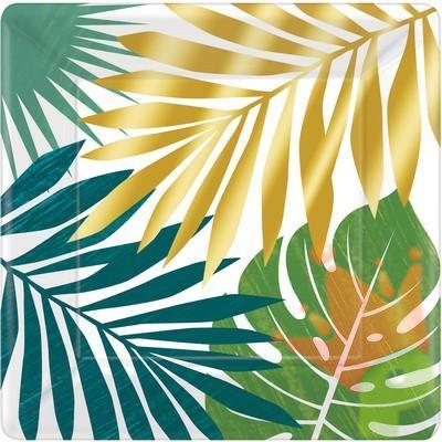 PIATTO QUADRATO 25X25 CM KEY WEST 8 PZ