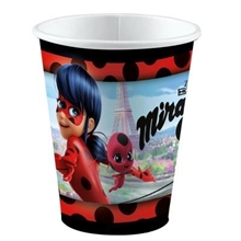 BICCHIERI 250 ML LADYBUG MIRACOULOS 8 PZ