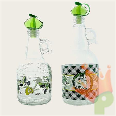 OLIERA IN VETRO CON TAPPO 1 LT