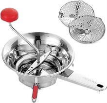 PASSAVERDURE D. 20 CM IN ACCIAIO CON 3 DISCHI IN ACCIAIO