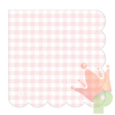TOVAGLIOLI 33X33 VICHY ROSA 16 PZ