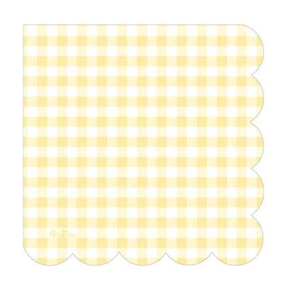 TOVAGLIOLI 33X33 VICHY GIALLO 16 PZ