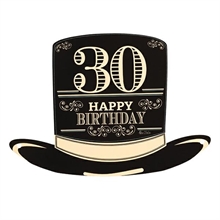 SAGOME CAPPELLI 16X23 CM 30 ANNI 4 PZ