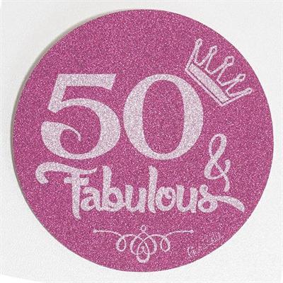 SPILLA 10 CM GLITTER 50 ANNI