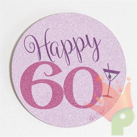 SPILLA 10 CM GLITTER 60 ANNI
