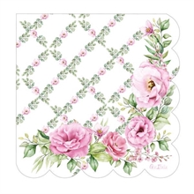 TOVAGLIOLI 33X33 ELEGANT FLOWERS CON SMERLO 16 PZ
