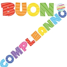 FESTONE BUON COMPLEANNO COLORS 3,6 MT