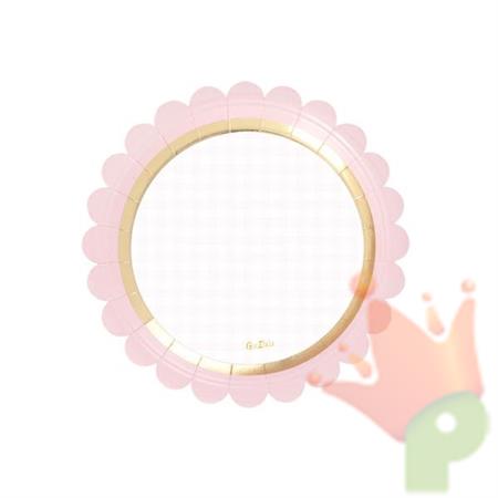 PIATTI 18 CM BABY CHIC ROSA 8 PZ