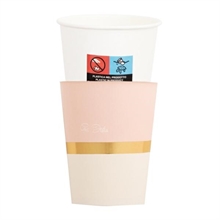 COVER BICCHIERI 250 CC BABY CHIC ROSA 8 PZ