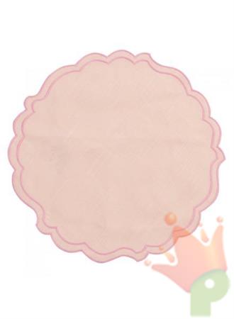 SOTTOPIATTO IN TESSUTO 35 CM ROSA