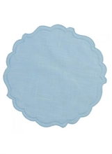 SOTTOPIATTO IN TESSUTO 35 CM AZZURRO