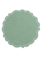SOTTOPIATTO IN TESSUTO 35 CM VERDE