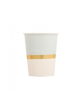 COVER BICHHIERI 250 CC BABY CHIC AZZURRO 8 PZ