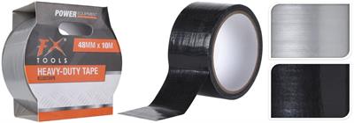 NASTRO RINFORZATO MM 48X10 MT NERO/GRIGIO