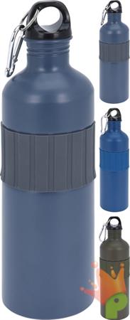 BORRACCIA IN ALLUMINIO 750 ML VERDE/BLU/NERA