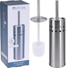 SPAZZOLA WC CON SUPPORTO IN ACCIAIO INOX