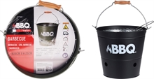 SECCHIO BBQ 26X25 CM NERO