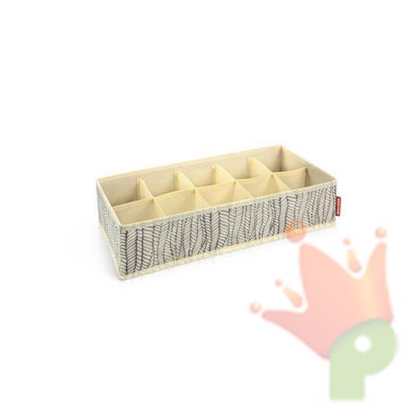 ORGANIZER BIANCHERIA INTIMA PANNA 48X18X10 CM FANCY HOME