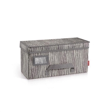 SCATOLA GRIGIA 40X35X20 CM FANCY HOME