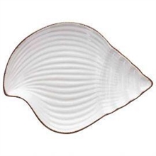 PIATTO FORMA CONCHIGLIA 21X16X2,5 CM RELIEF DORY