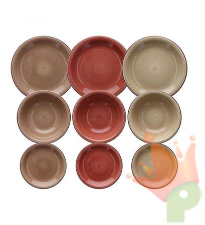 SERVIZIO DA TAVOLA LOUISE TIERRA 18 PZ
