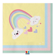 TOVAGLIOLI 33X33 CM RAINBOW CLOUD 20 PZ