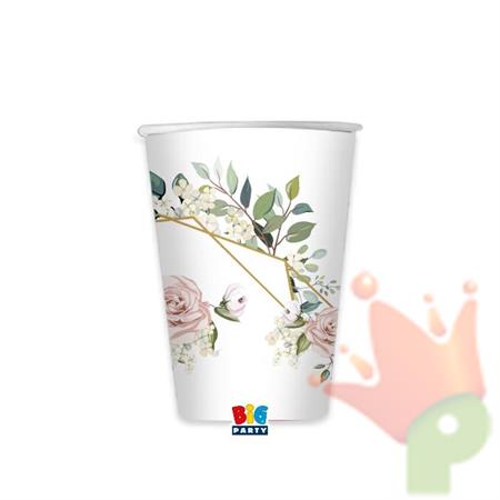 BICCHIERI 200 CC FLORAL GEOMETRIC