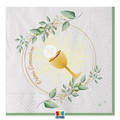 TOVAGLIOLI 33X33 COMUNIONE OLIVE GREEN 20 PZ