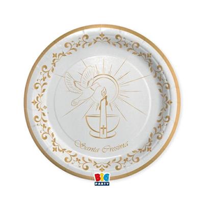 PIATTI 24 CM CRESIMA GOLD 8 PZ
