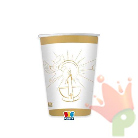 BICCHIERI 200 CC CRESIMA GOLD 8 PZ