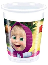 BICCHIERI 200 ML MASHA E ORSO 8 PZ