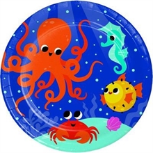 PIATTI 23 CM MARE OCEAN PARTY 8 PZ