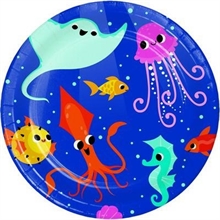 PIATTI 18 CM MARE OCEAN PARTY 8 PZ