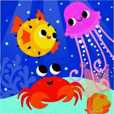 TOVAGLIOLI 33X33 MARE OCEAN PARTY 16 PZ