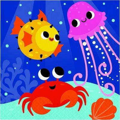 TOVAGLIOLI 33X33 MARE OCEAN PARTY 16 PZ