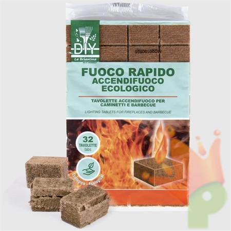ACCENDIFUOCO ECOLOGICO FUCO RAPIDO 32 TABS