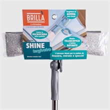 ATTREZZO TERGIVETRO SHINE CON MANICO ALLUMIONIO E SNODO