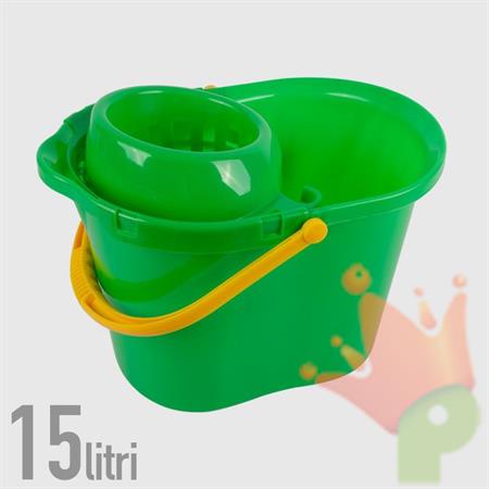 SECCHIO CARLETTO PLUS + STRIZZATORE 15 LT