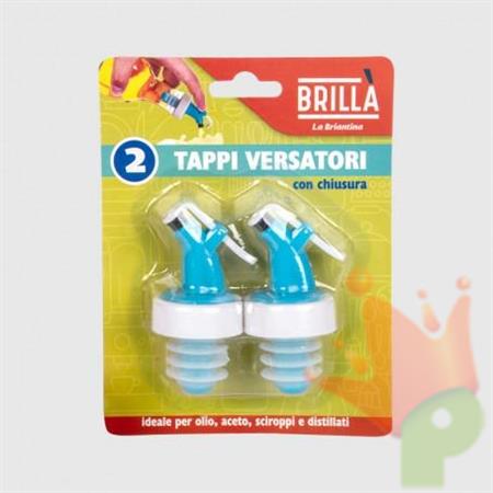 TAPPI VERSATORI CON CHIUSURA 2 PZ