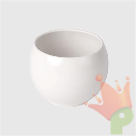 VASO OROSEI D. 15 CM H. 13 CM BIANCO CERAMICA
