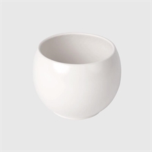 VASO OROSEI D. 15 CM H. 13 CM BIANCO CERAMICA