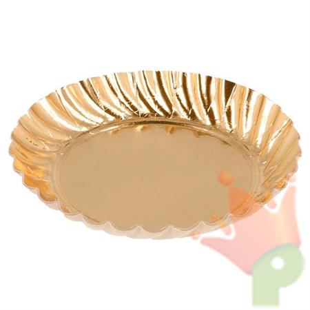 VASSOIO IN CARTA 5,5 CM ORO 100 PZ