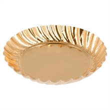 VASSOIO IN CARTA 5,5 CM ORO 100 PZ